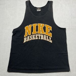 VTG Nike Sleeveless Shirt‎ Basketball Men Large Made in USA Trikot Tank Training